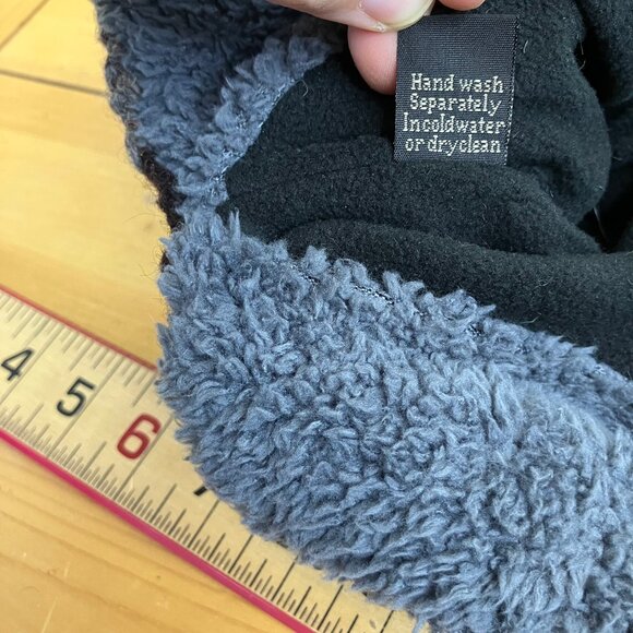 Kyber Brown Wool Knit Winter Hat Pom Pom Tassels Fleece Lined Adult Size - Picture 9 of 10